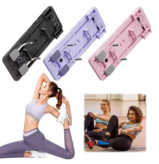 Abdominal Exercise Board Fitness Board Automatic Rebound Leg & Arm Toner Multifunctional Pilates Reformer Set Fitness Equipment