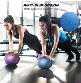 25CM New Yoga Pilates Ball Exercise Gymnastic Fitness Balance Gym Core Indoor Training Mini Balls Small Therapy Improves