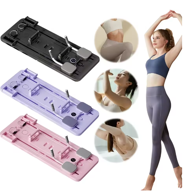 Abdominal Exercise Board Fitness Board Automatic Rebound Leg & Arm Toner Multifunctional Pilates Reformer Set Fitness Equipment