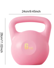 4/6kg Water-filled Kettlebell Soft Kettle Bell Weights Anti Slip Grip Kettlebell Weights Dumbbell Weights for Strength Training