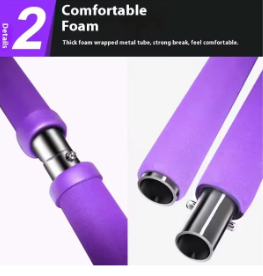 Pilates Stick Multi functional Fitness Stick Yoga Pilates Equipment Home Elasticity Exercise Training Hip Pulling Rope Yoga Yoga
