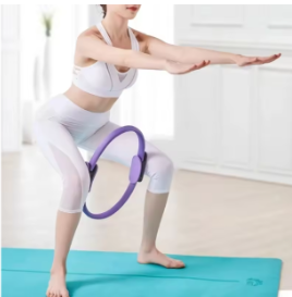 Yoga Fitness Ring Circle Pilates Women Girl Exercise Home Resistance Elasticity Yoga Ring Circle Gym Workout Pilates Accessories