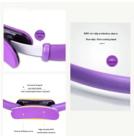 Yoga Fitness Ring Circle Pilates Women Girl Exercise Home Resistance Elasticity Yoga Ring Circle Gym Workout Pilates Accessories
