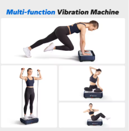 MERACH Vibration Plate Exercise Machine Vibration Plate for Lymphatic Drainage Relieve Pain Help Sleep Fat Burning & Weight Loss