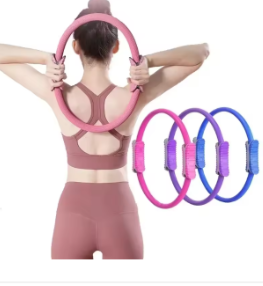 Yoga Fitness Ring Circle Pilates Women Girl Exercise Home Resistance Elasticity Yoga Ring Circle Gym Workout Pilates Accessories