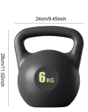 4/6kg Water-filled Kettlebell Soft Kettle Bell Weights Anti Slip Grip Kettlebell Weights Dumbbell Weights for Strength Training